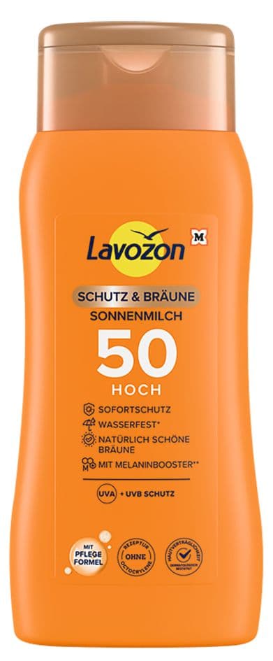 LAVOZON Schutz & Bräune Sonnenmilch LSF 50