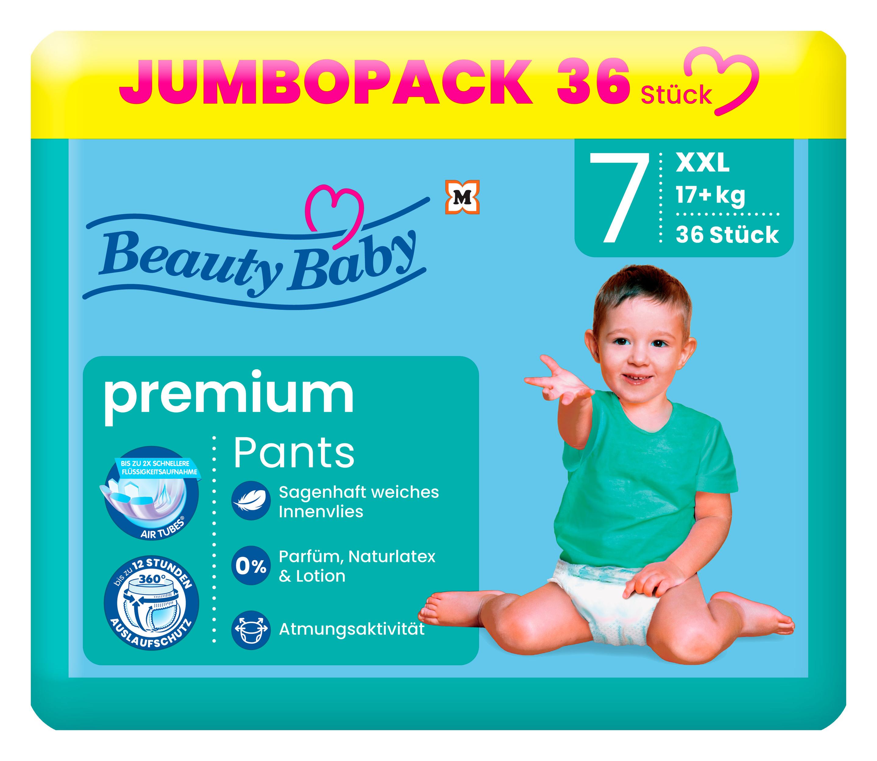 Beauty Baby Premium Dry Pants Größe 7 XXL 17+ kg