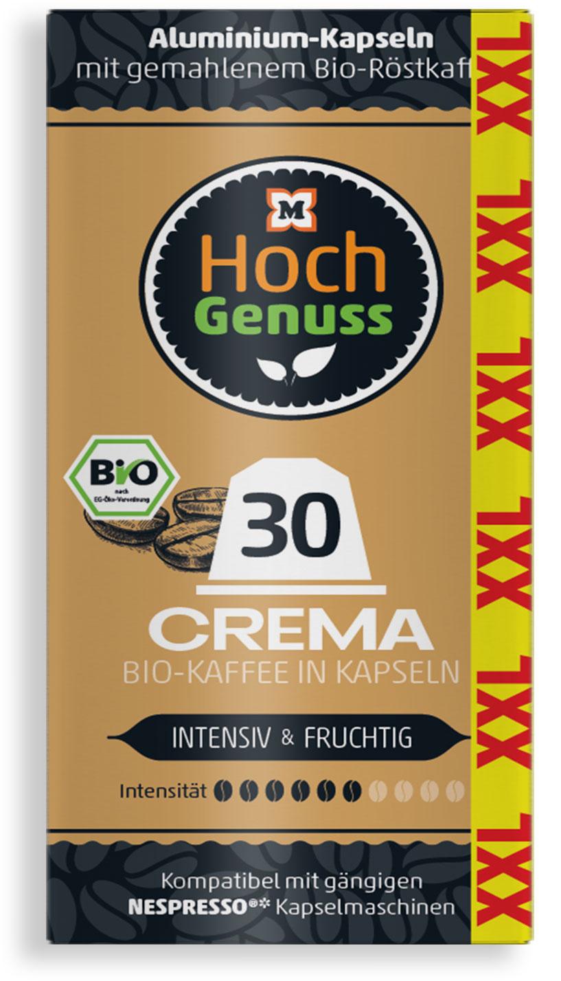 Hochgenuss Bio Kaffee Crema