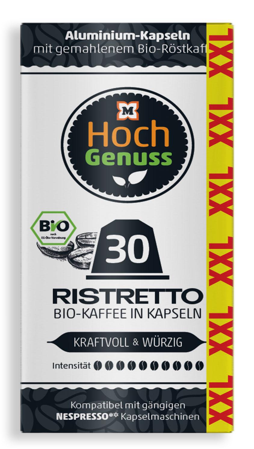 Hochgenuss Bio Kaffee Ristretto