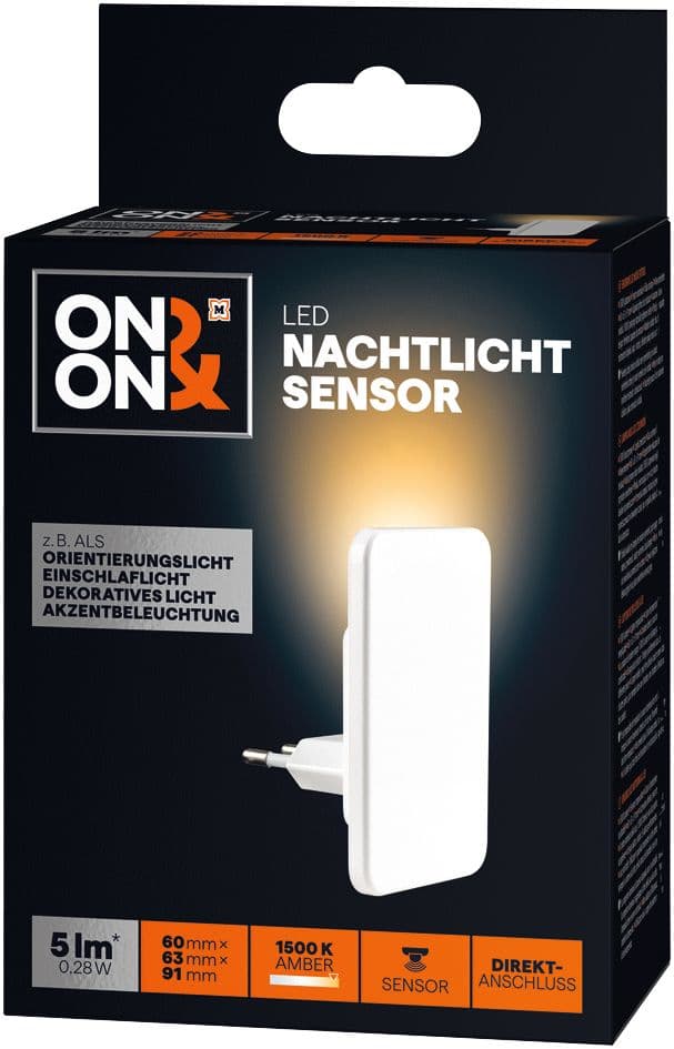 ON&ON LED Nachtlicht Sensor