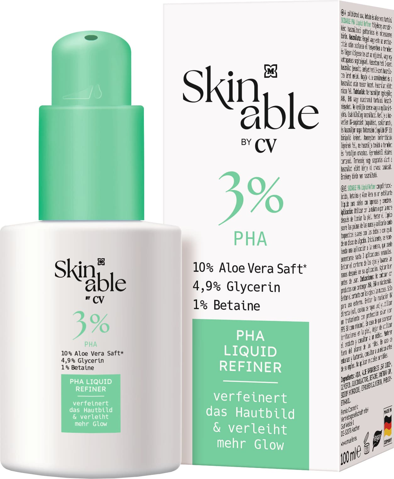 Skinable PHA Liquid Refiner