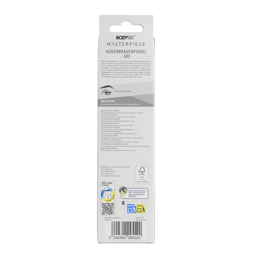 Produktbild BODY&SOUL Masterpiece Augenbrauenpinsel 2 von 3