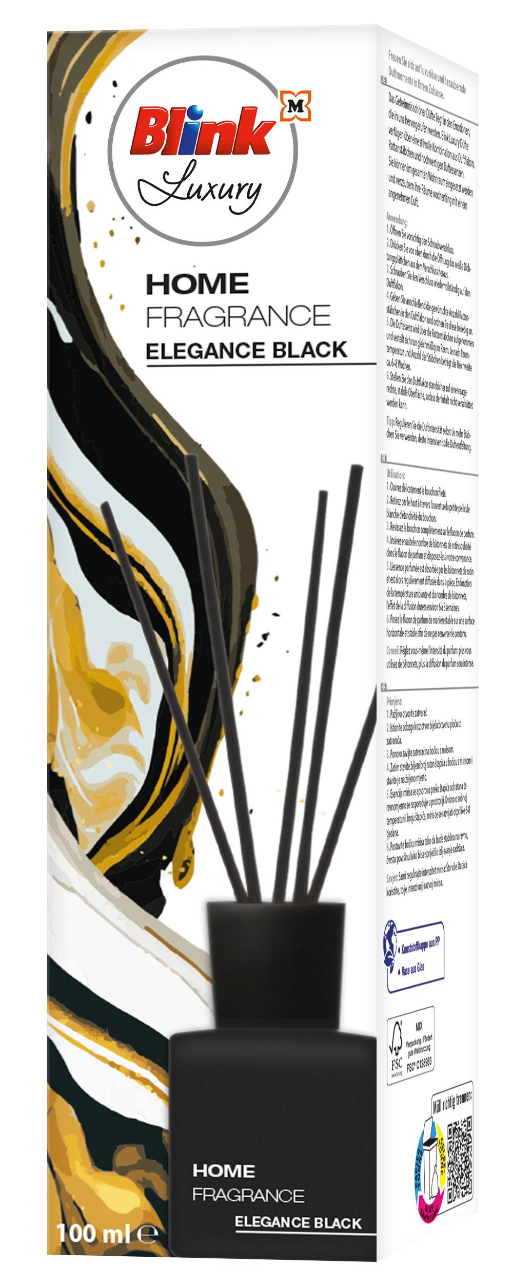 BLINK Luxury Home Fragrance Elegance Black
