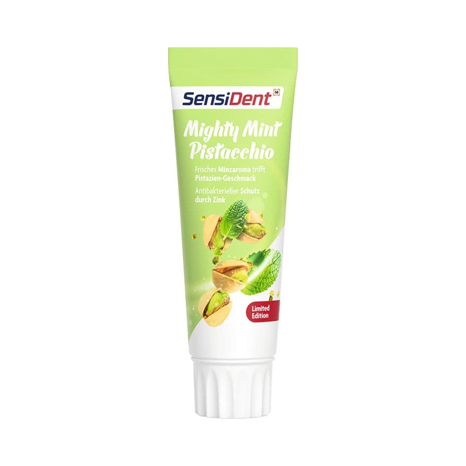 SensiDent Zahncreme Mighty Mint Pistacchio