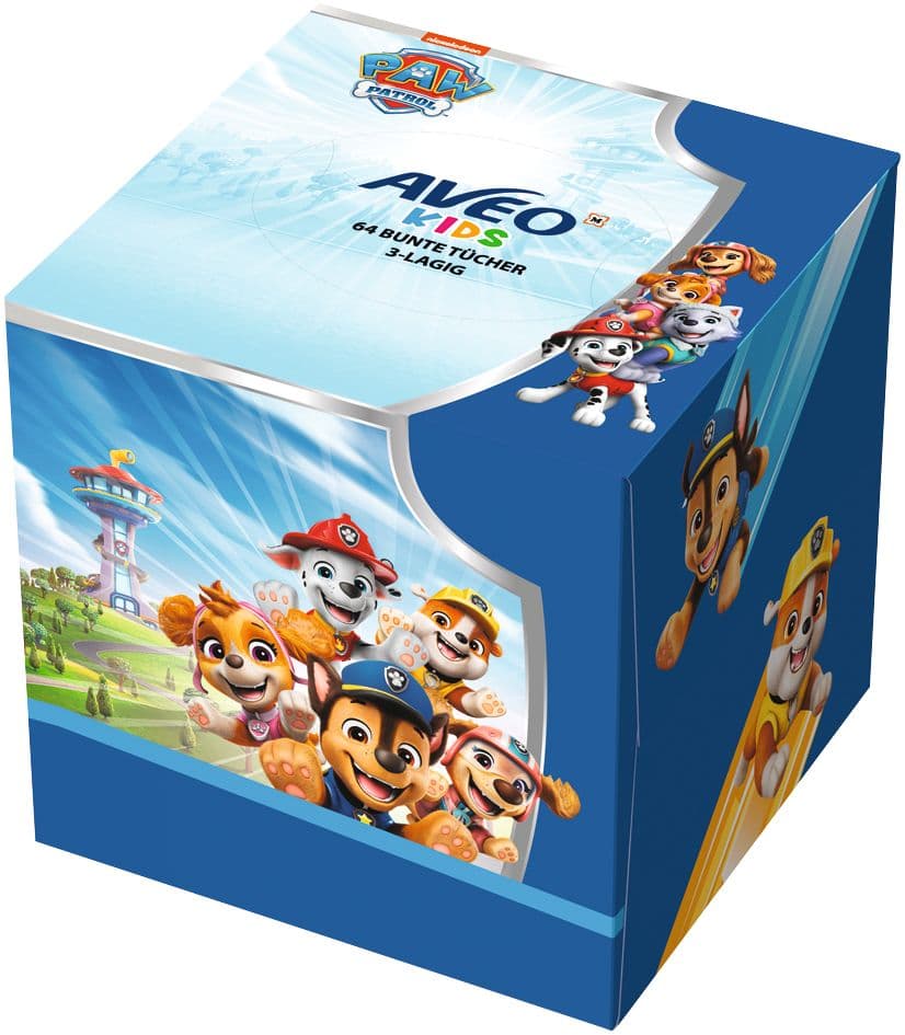 AVEO Kids Würfelbox Bunte Tücher Paw Patrol