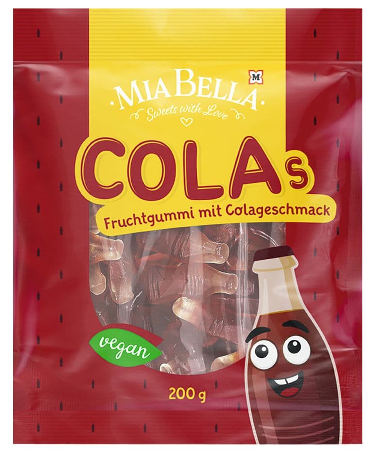 MIA BELLA Fruchtgummi Cola Flaschen