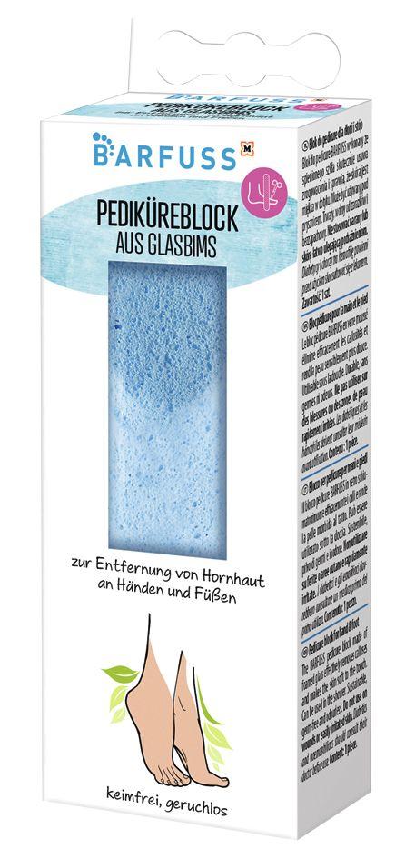 BARFUSS Pediküreblock aus Glasbims