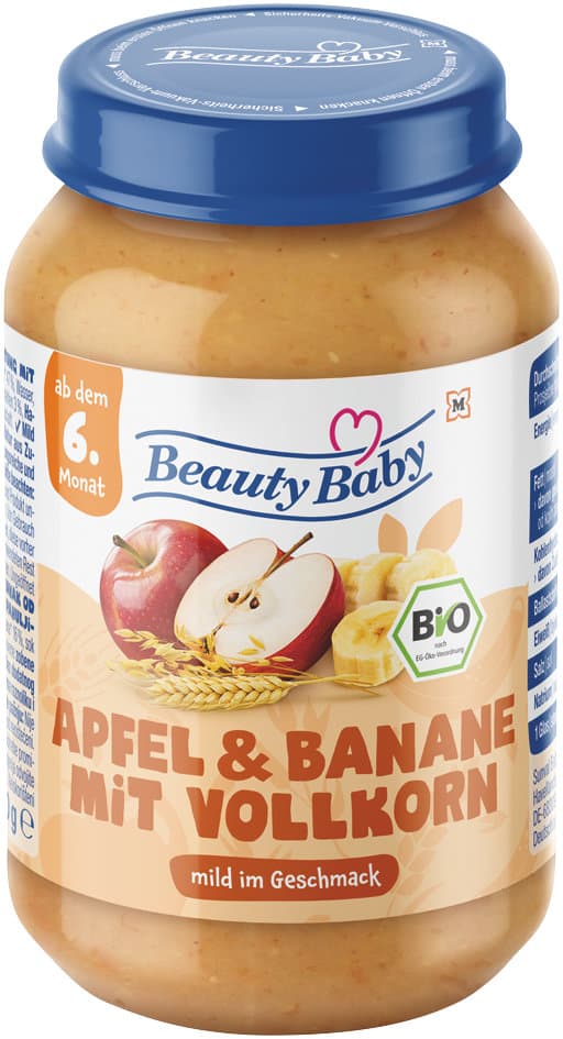 Beauty Baby Bio Apfel & Banane mit Vollkorn