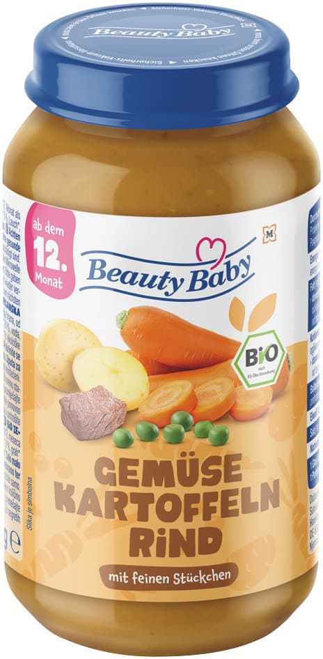 Beauty Baby Bio Gemüse, Kartoffeln & Rind