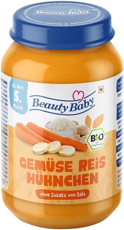Beauty Baby Bio Gemüse, Reis & Hühnchen
