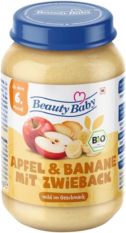 Beauty Baby Bio Banane & Apfel mit Zwieback