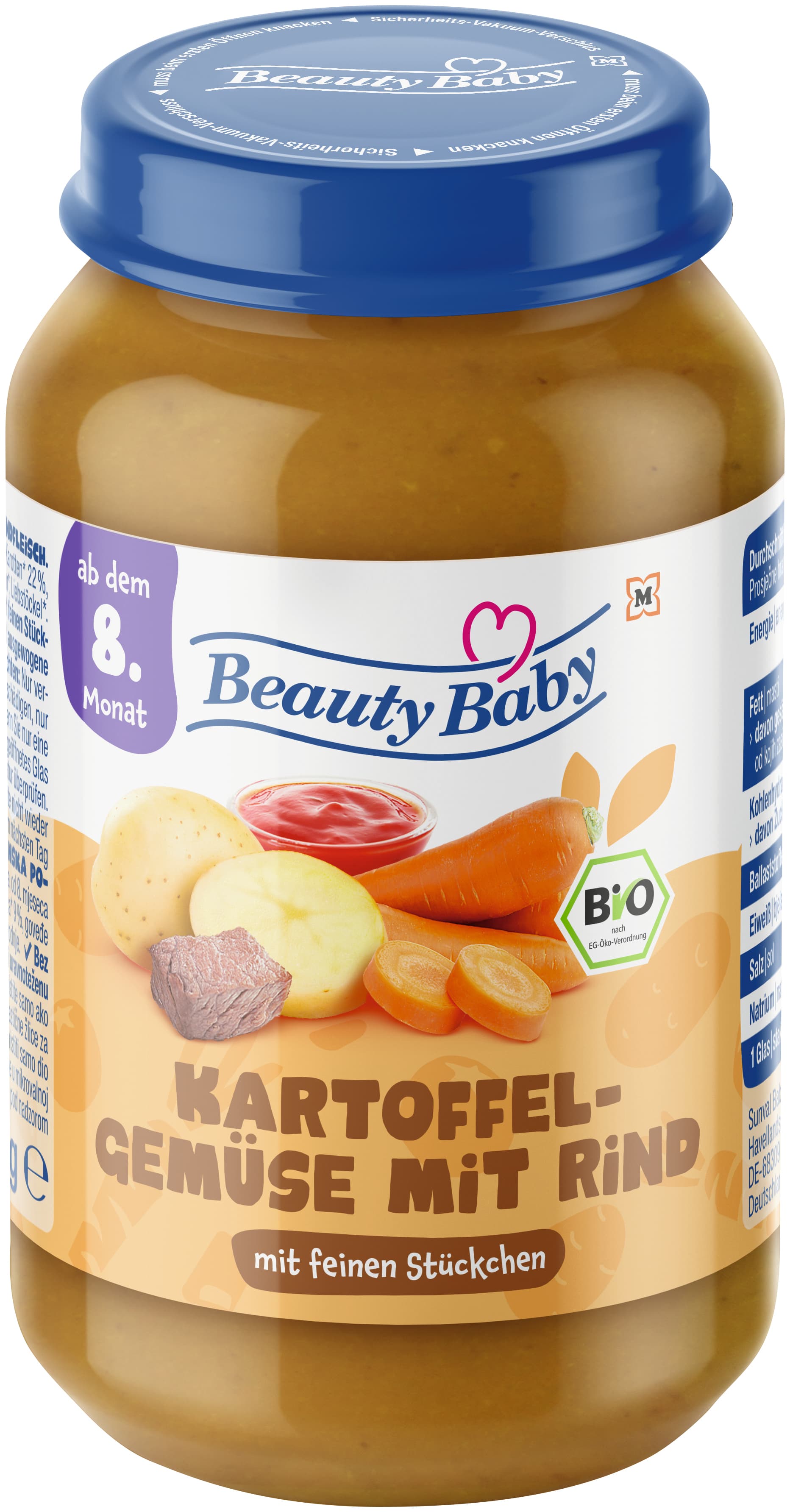 Beauty Baby Bio Kartoffel Gemüse mit Rind