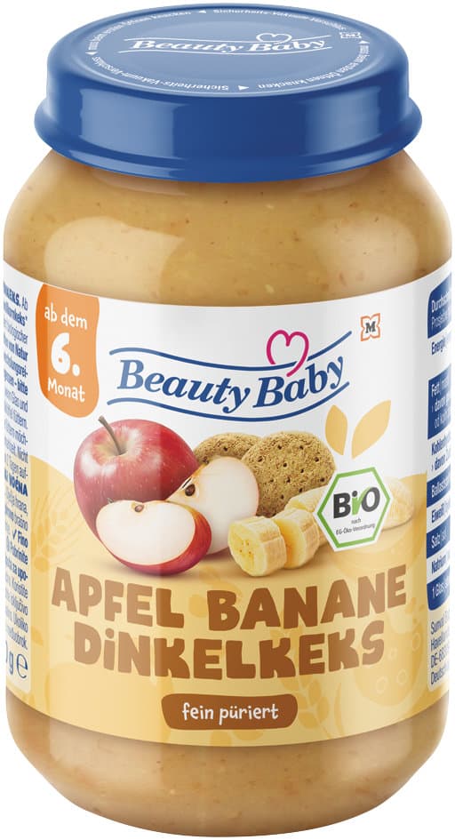 Beauty Baby Bio Apfel, Banane & Dinkelkeks