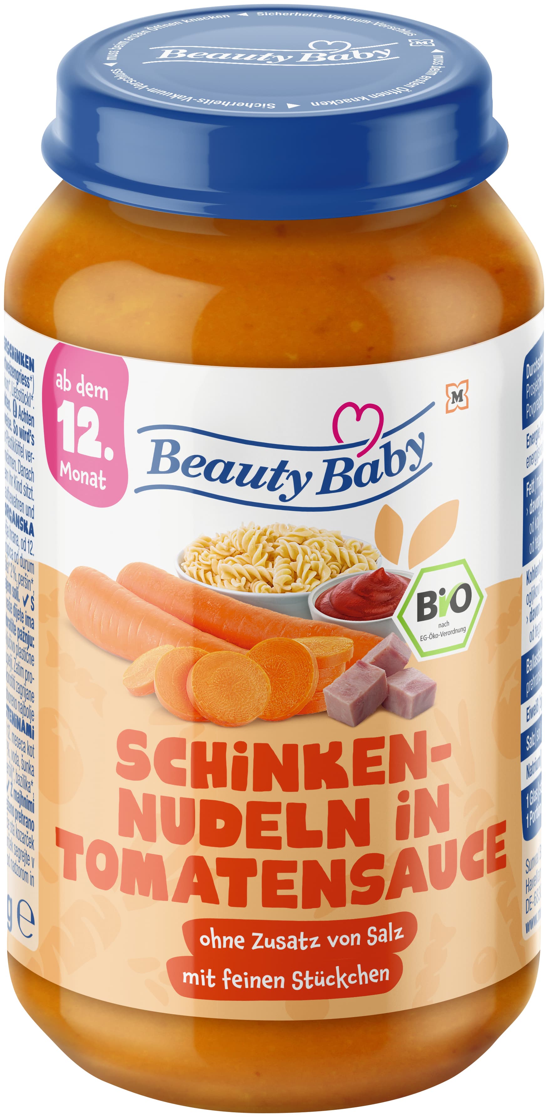 Beauty Baby Bio Schinkennudeln in Tomatensauce
