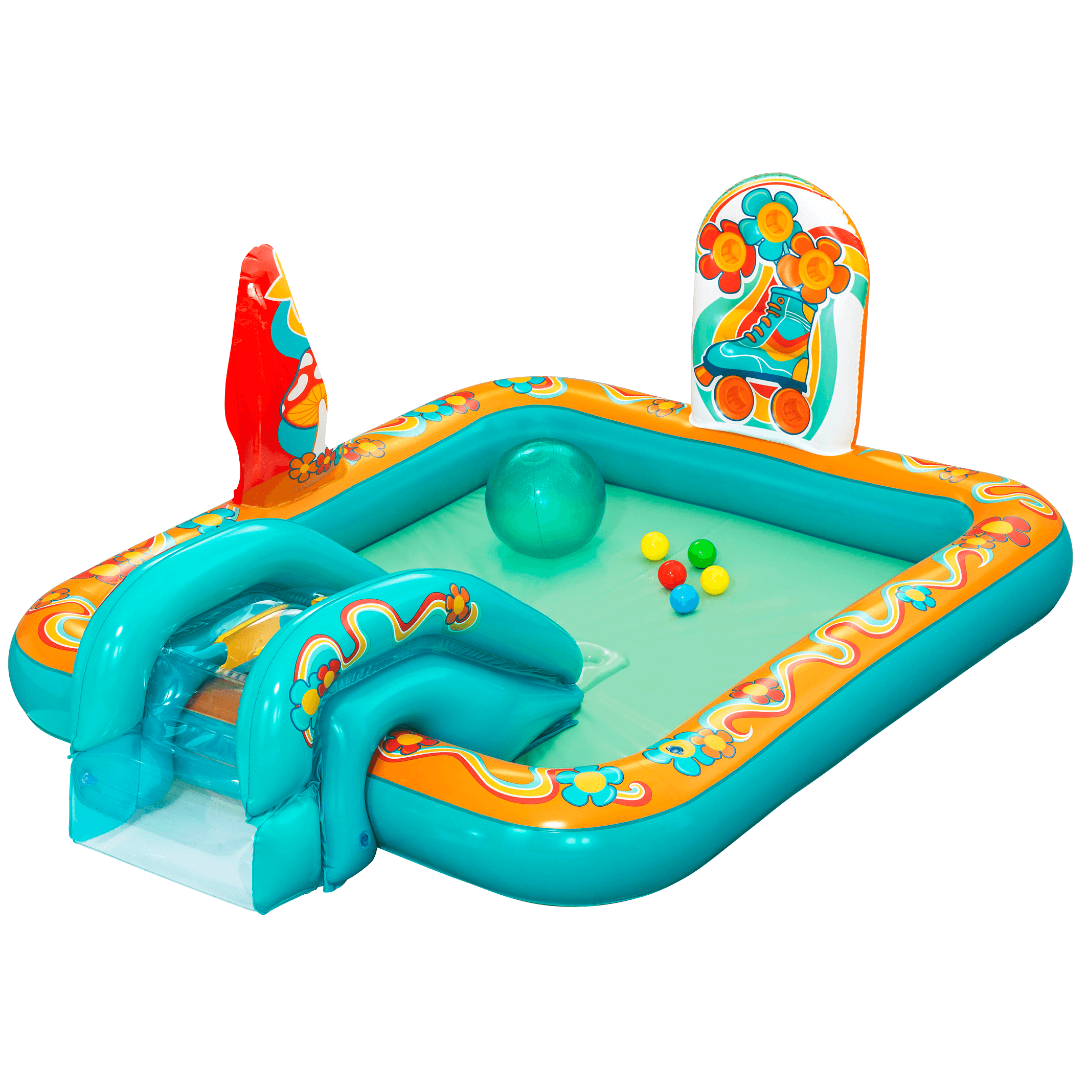 Produktbild Bestway® Wasserspielcenter Retro Groove™ 193 x 152 x 74 cm  2 von 12