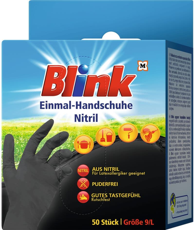 Blink Einmalhandschuhe Nitril Größe L