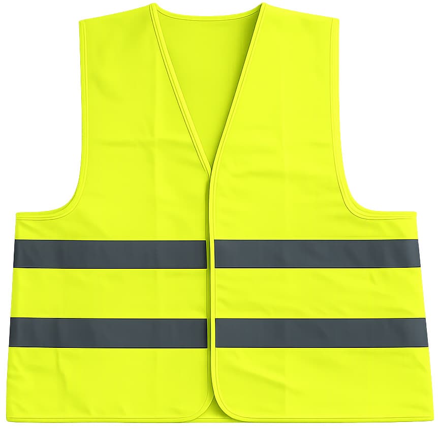 TRENDSHOP Warnweste Warngelb L-XL