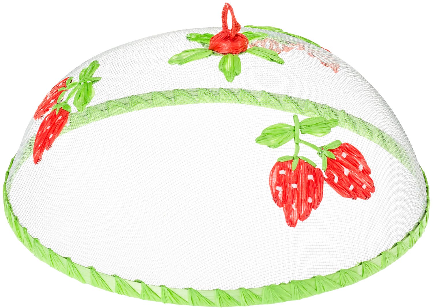 Produktbild TRENDSHOP Fliegenschutzhaube 35cm Erdbeer 2 von 2