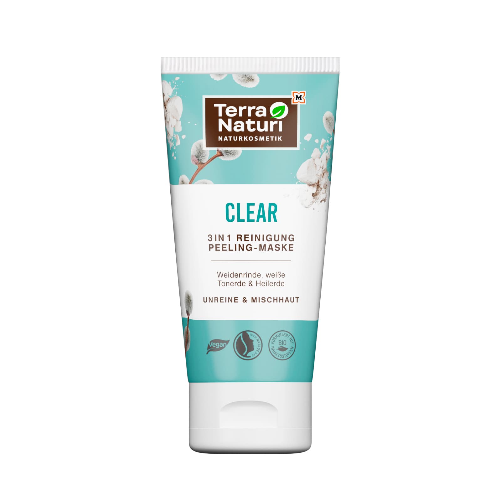 Terra Naturi CLEAR 3in1 Reinigung Peeling Maske