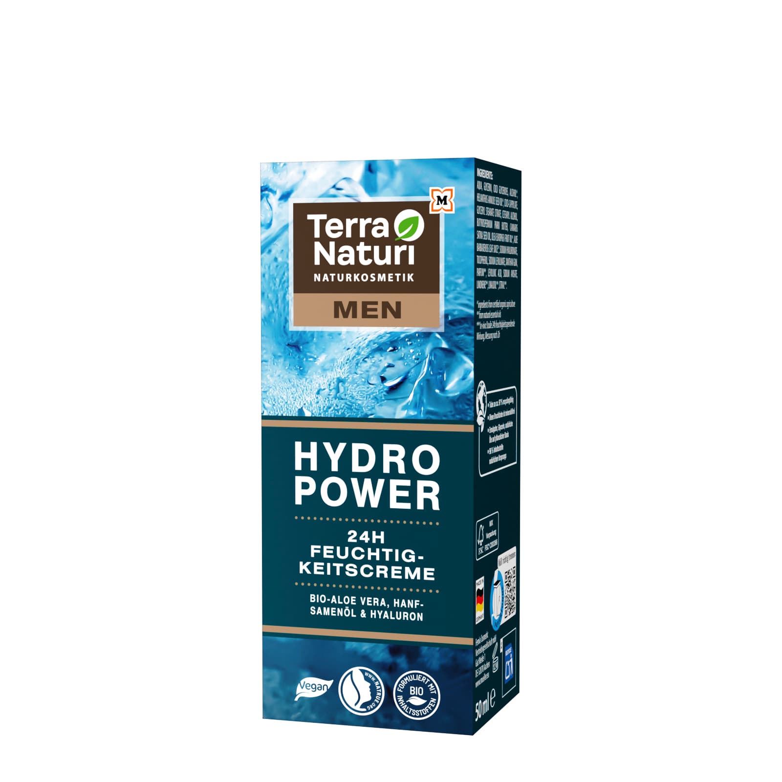 Produktbild Terra Naturi MEN HYDRO POWER 24h Feuchtigkeitscreme 2 von 2