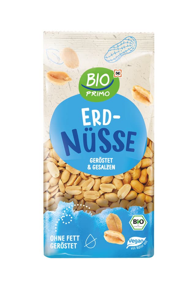 BIO PRIMO Bio Erdnüsse geröstet & gesalzen