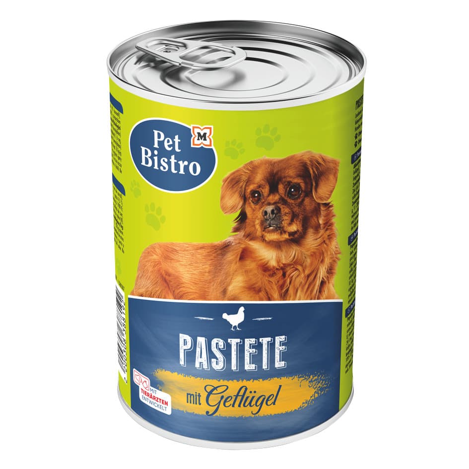 Pet Bistro Hundenassfutter Pastete mit Geflügel