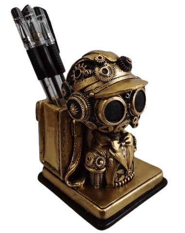 Stiftehalter Steampunk / Robot
