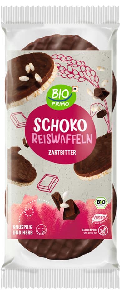 BIO PRIMO Bio Reiswaffeln mit Zartbitterschokolade