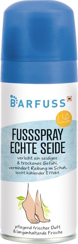 BARFUSS Fußspray Echte Seide