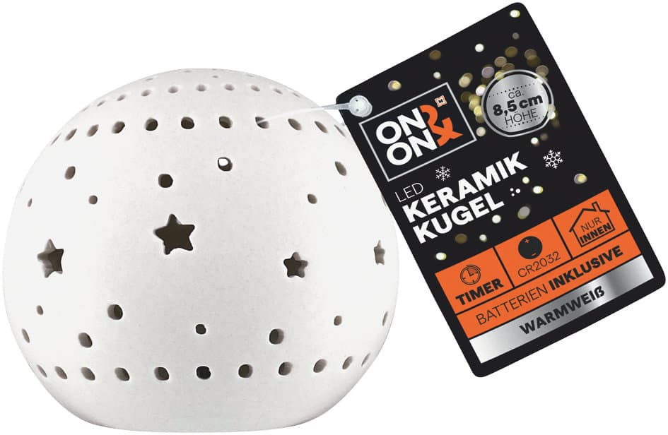 ON&ON LED Keramikkugel