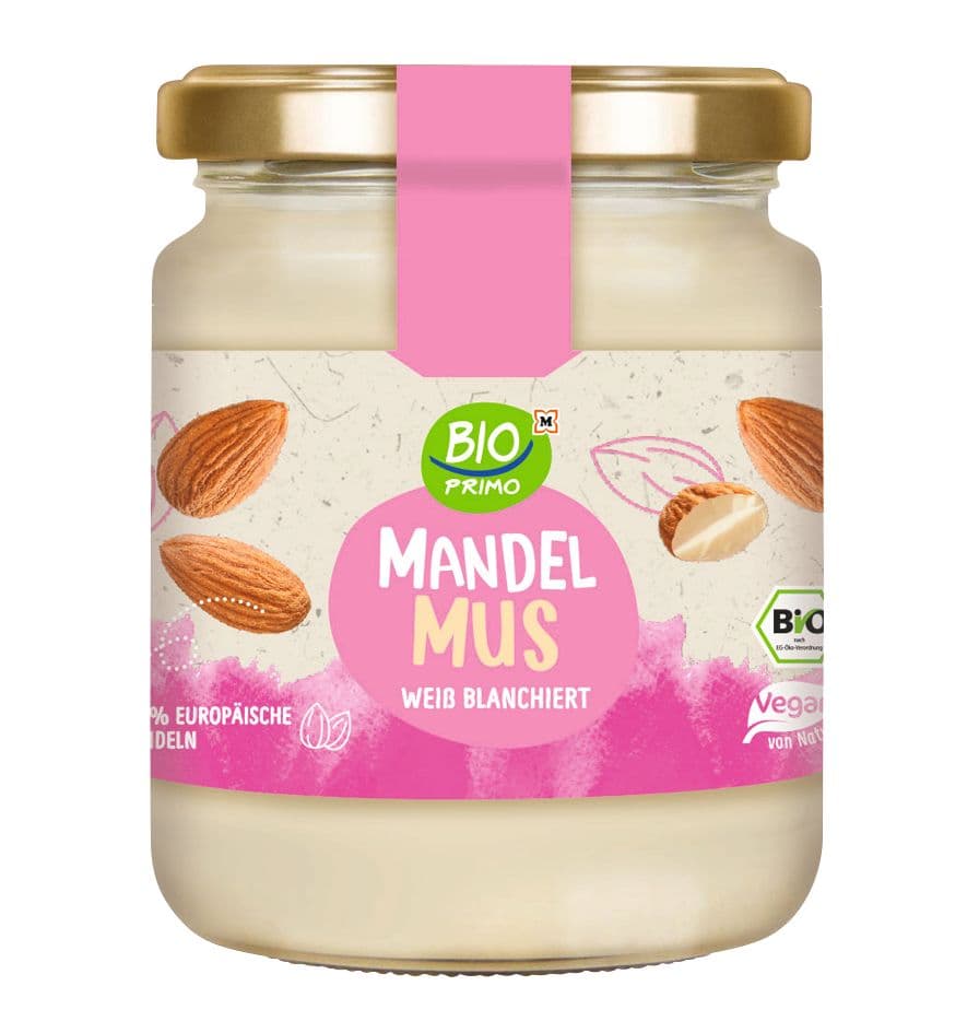 BIO PRIMO Bio Mandelmus weiß