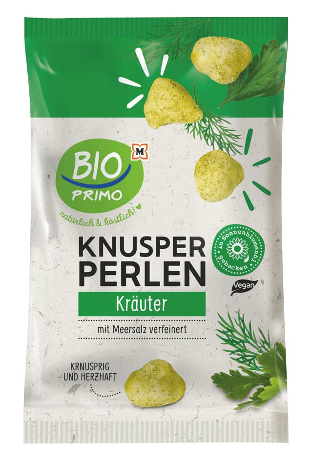 BIO PRIMO Bio Knusperperlen Kräuter
