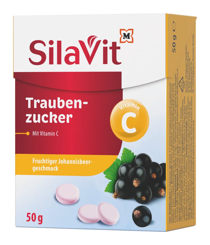 SilaVit Traubenzucker Cassis