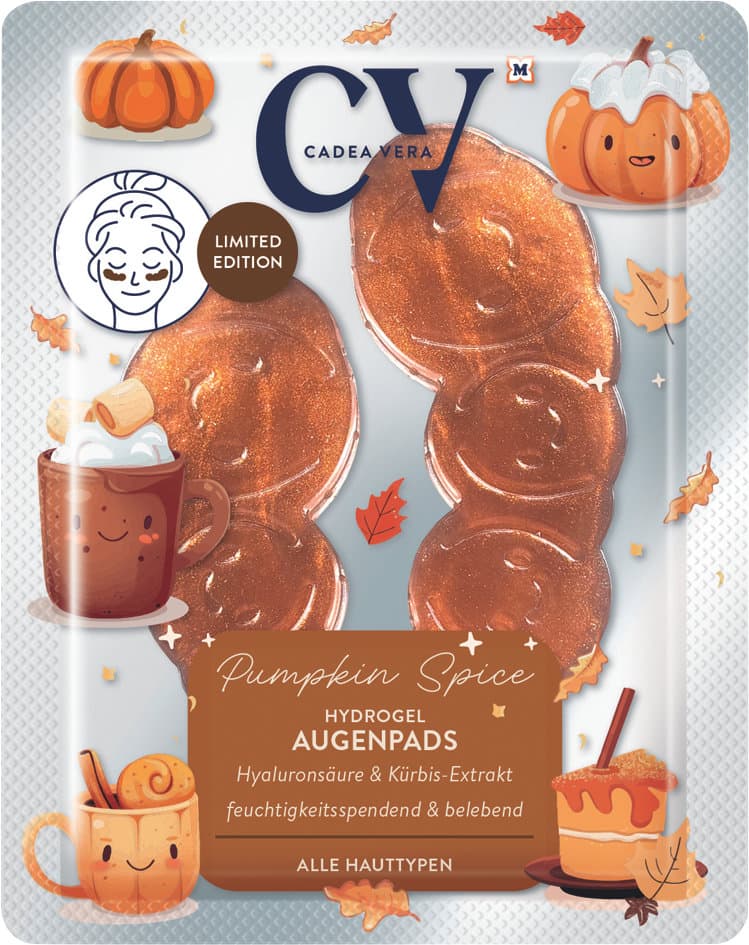 CV Pumpkin Spice Hydrogel Augenpads