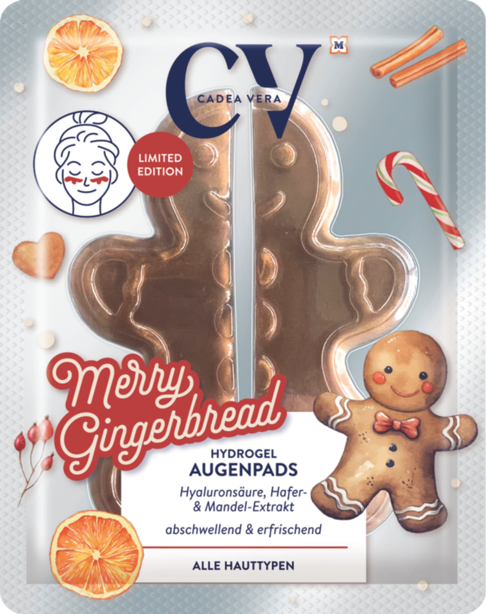 CV Merry Gingerbread Hydrogel Augenpads