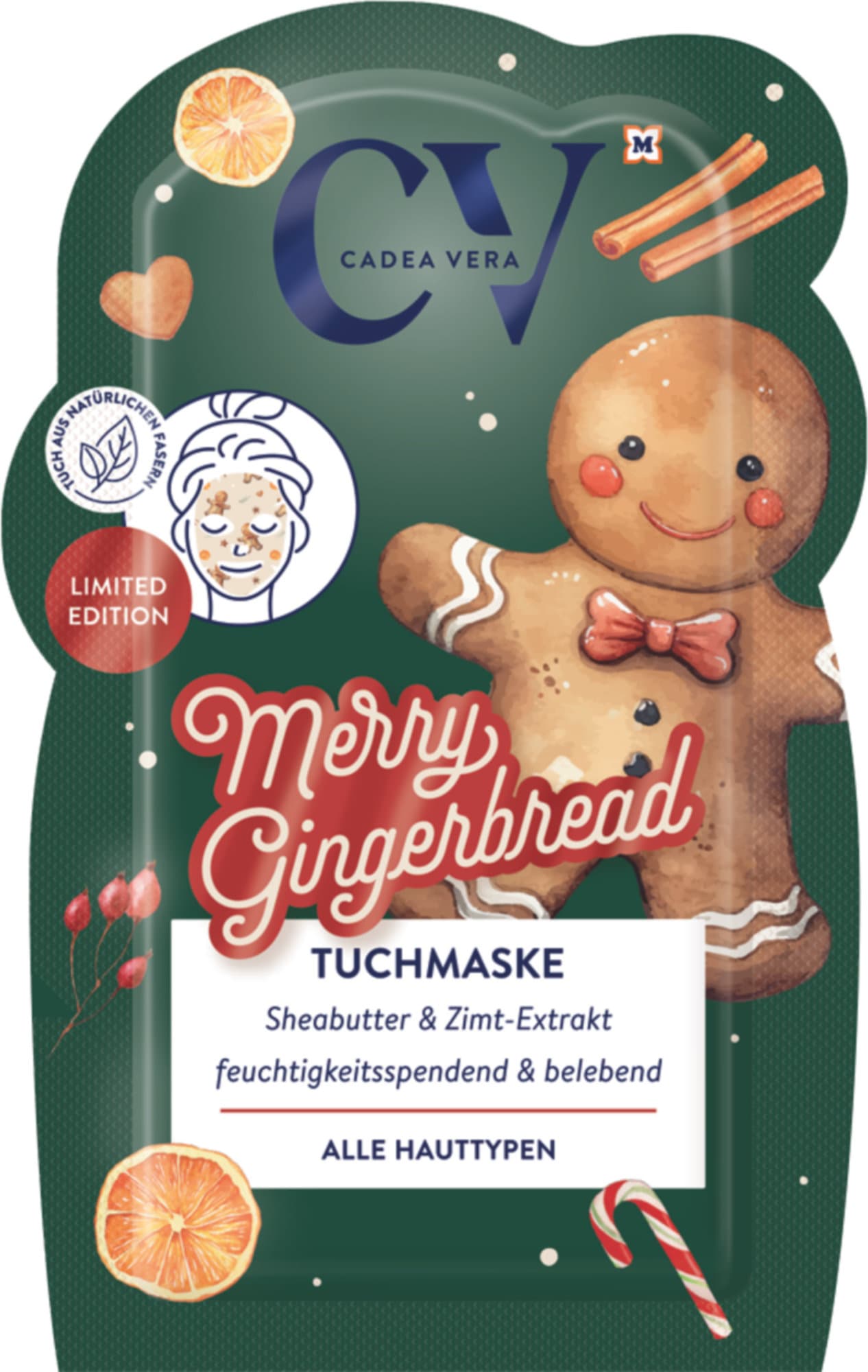 CV Merry Gingerbread Tuchmaske