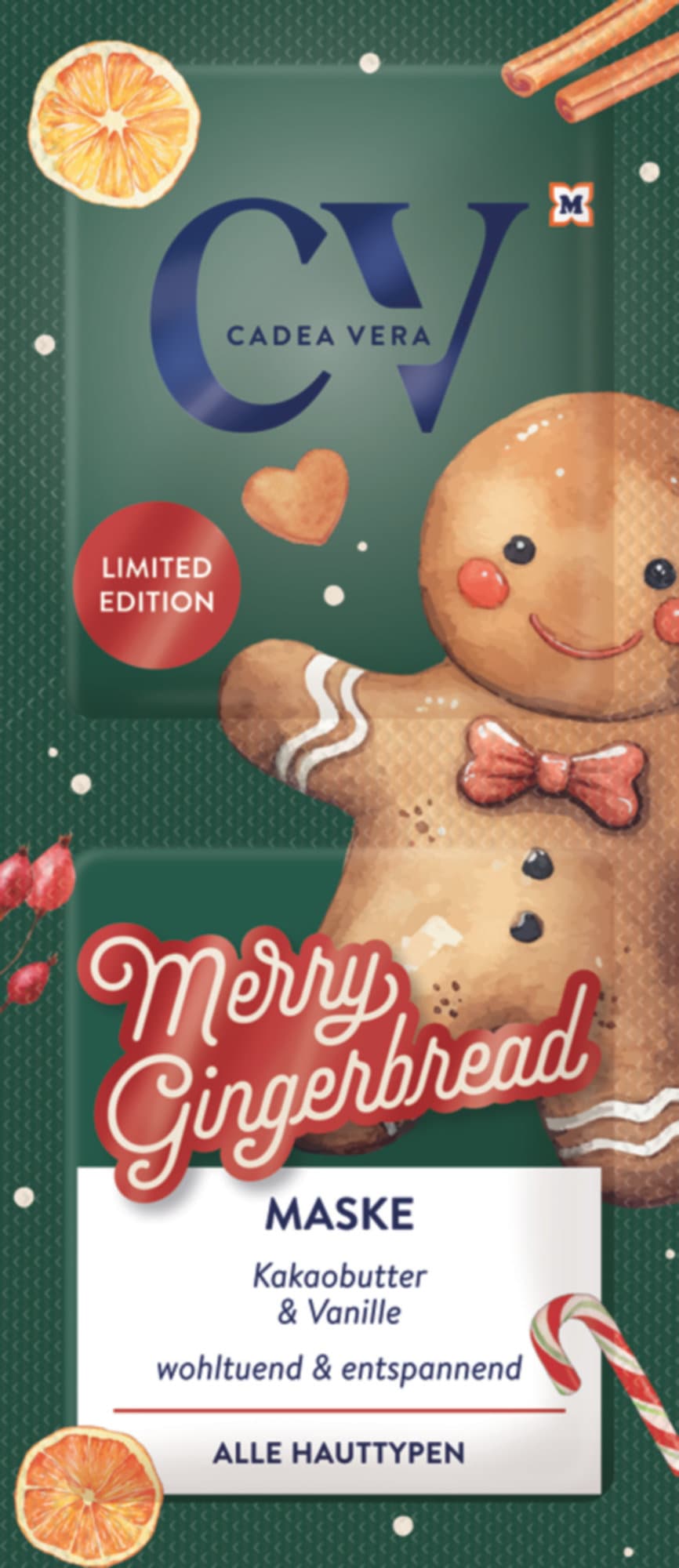 CV Merry Gingerbread Maske