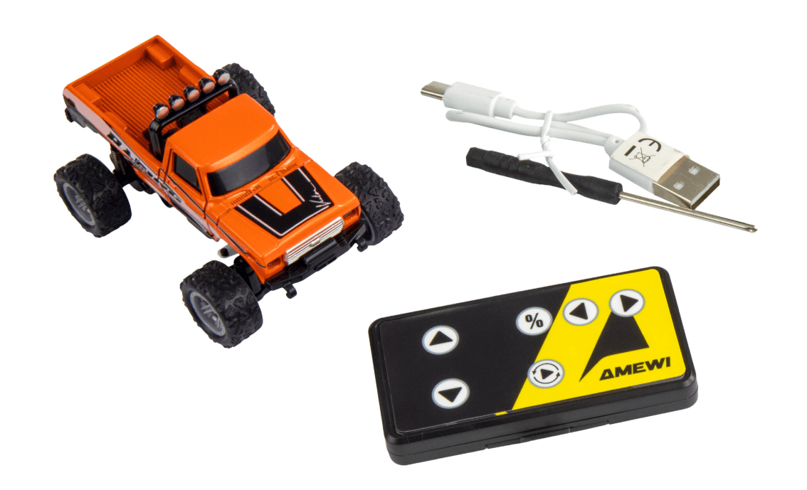 Produktbild Amewi RC-Monstertruck Die Cast 1:64 RTR orange 2 von 7