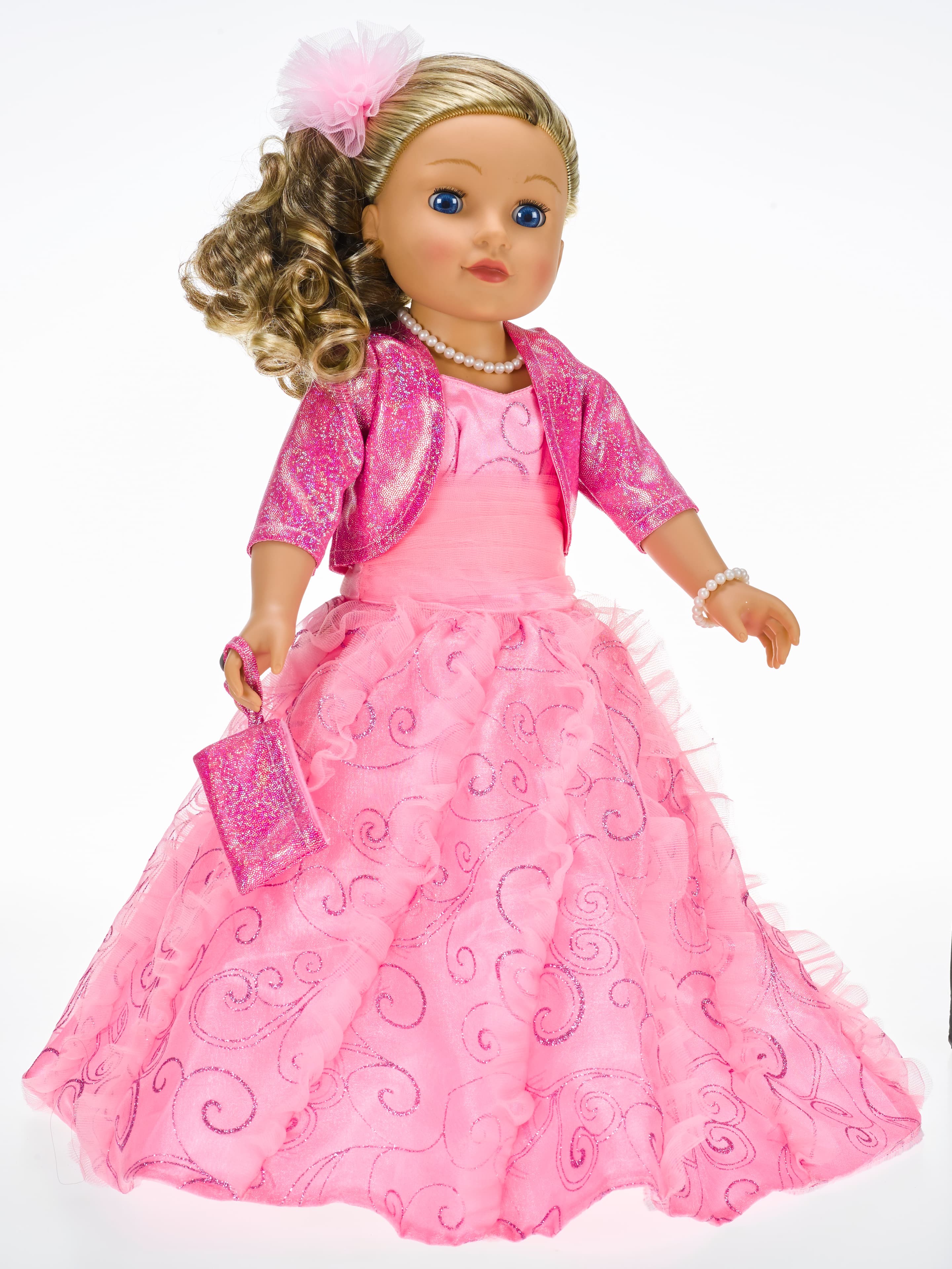 Müller - Toy Place - Modern Girl Puppe Prinzessin, 45 cm