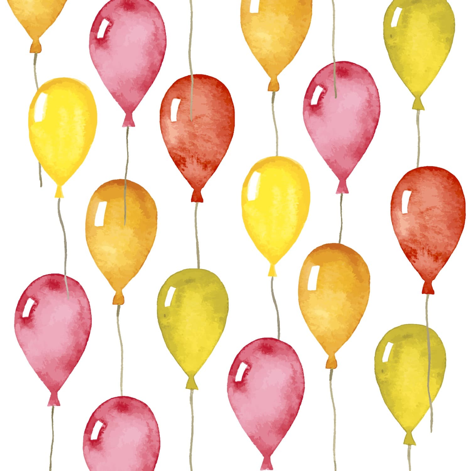 Bella Casa Servietten Luftballons 25x25cm
