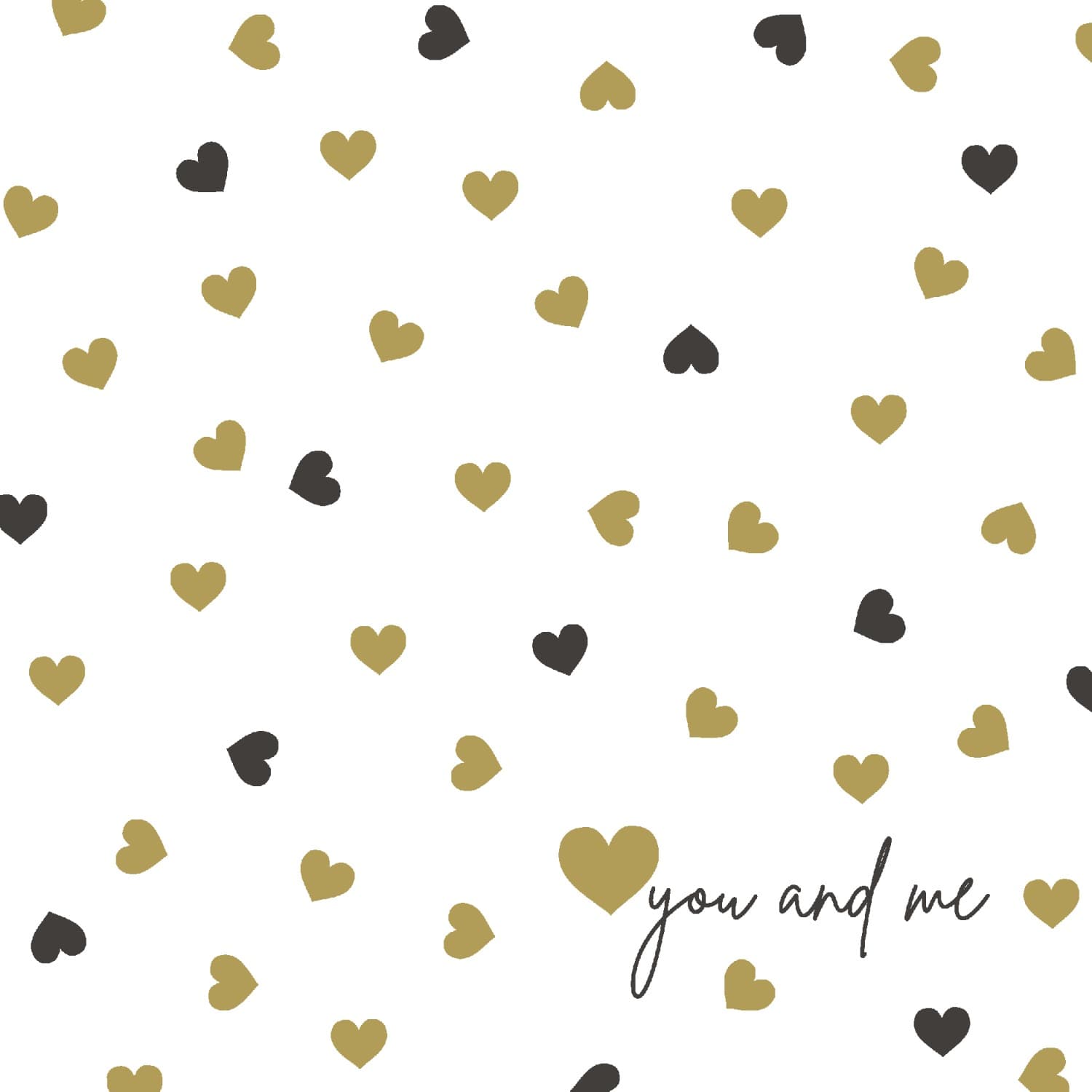 Bella Casa Servietten You and Me 25x25cm