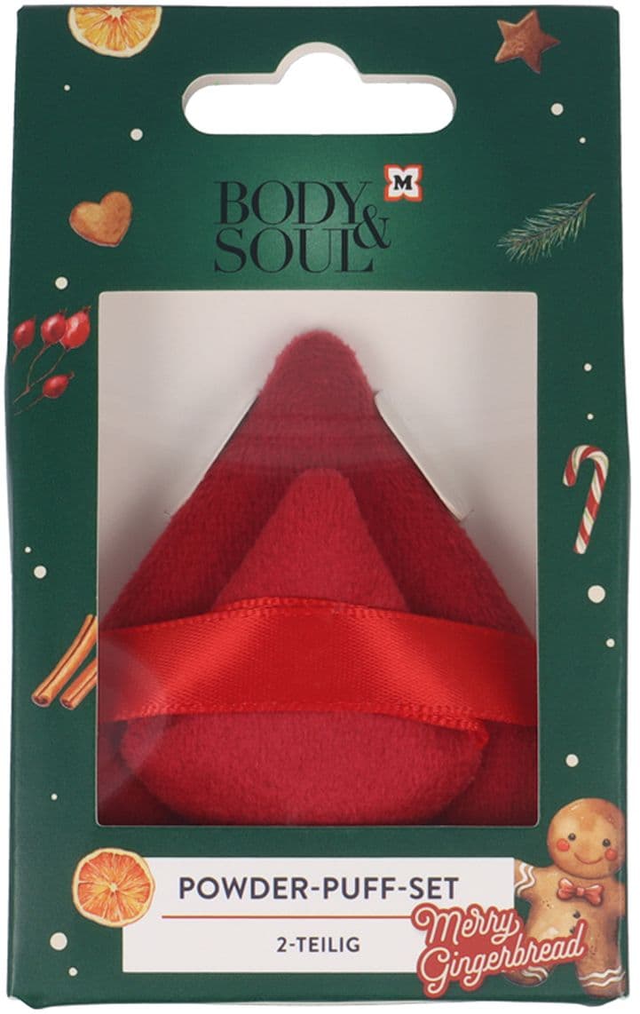 BODY&SOUL Merry Gingerbread Powder Puff Set