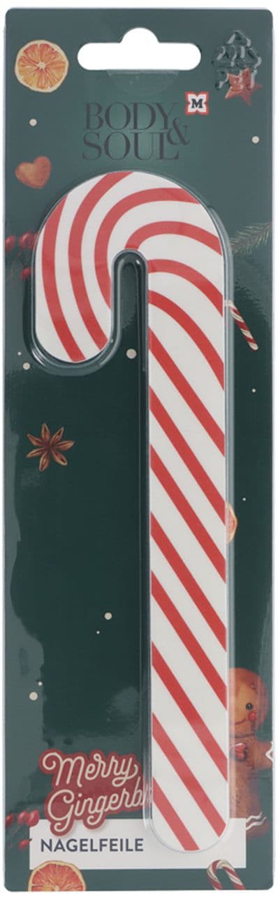 BODY&SOUL Merry Gingerbread Nagelfeile Zuckerstange