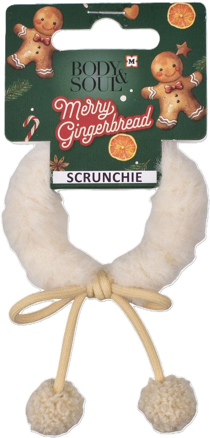 BODY&SOUL Merry Gingerbread Scrunchie