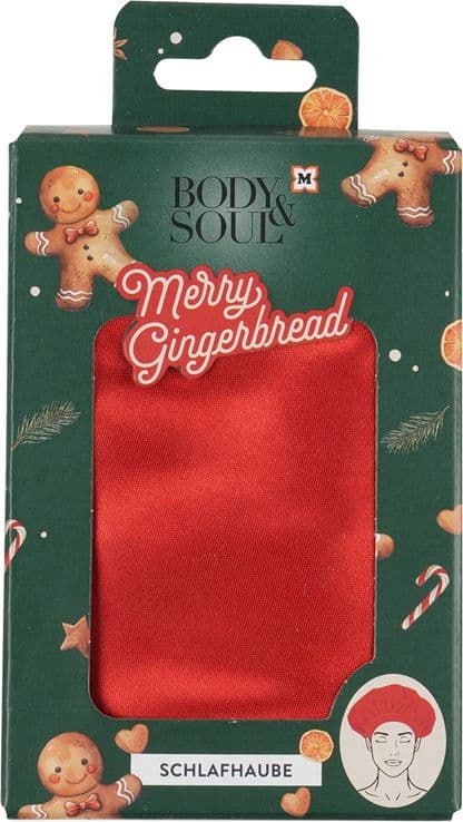 BODY&SOUL Merry Gingerbread Schlafhaube