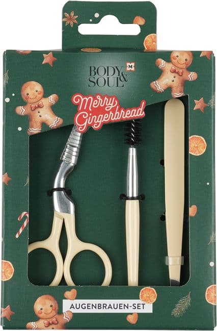 BODY&SOUL Merry Gingerbread Augenbrauen Set