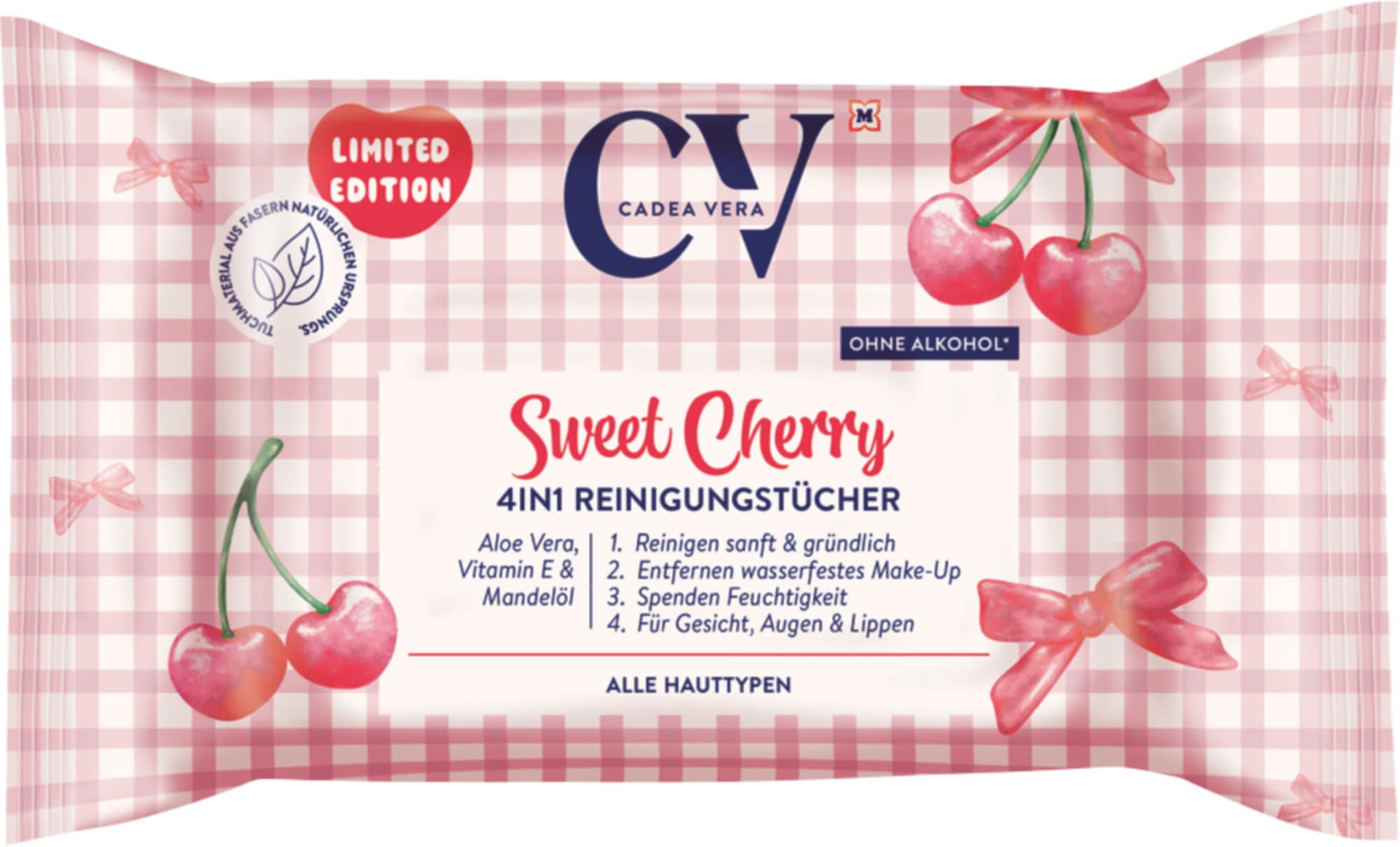 CV 4in1 Reinigungstücher Sweet Cherry