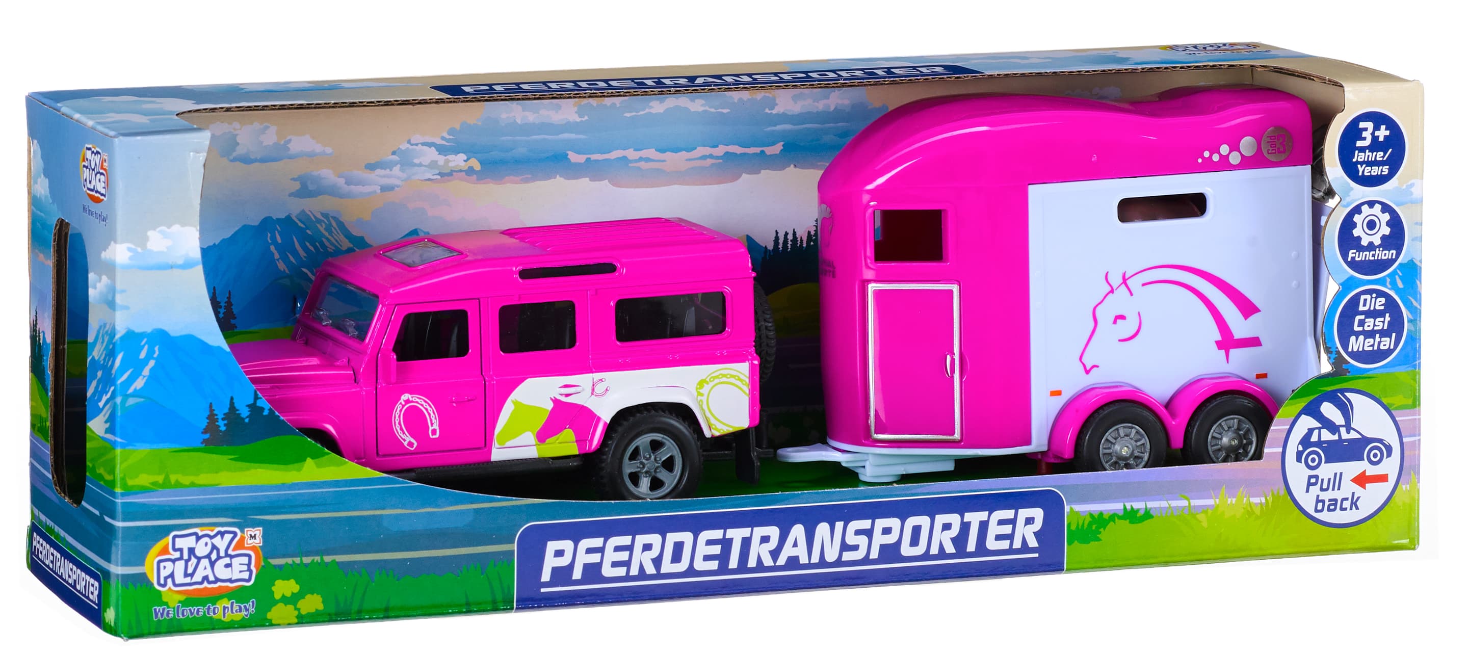 Müller - Toy Place - Modellfahrzeug "Pferdetransporter"