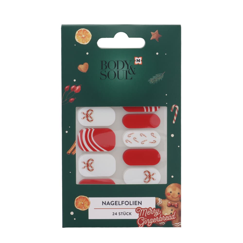 BODY&SOUL Merry Gingerbread Nagelfolien